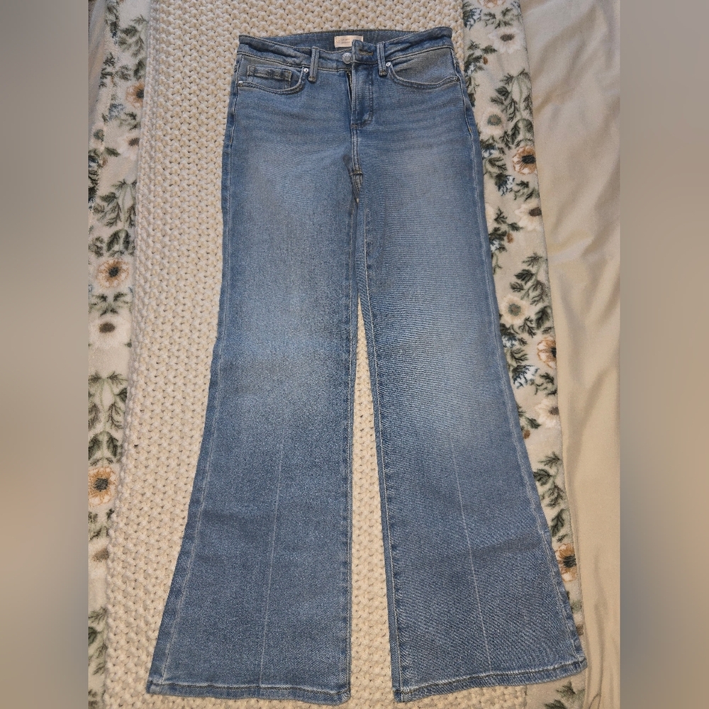 LC Lauren Conrad Light Blue Flared Jeans
